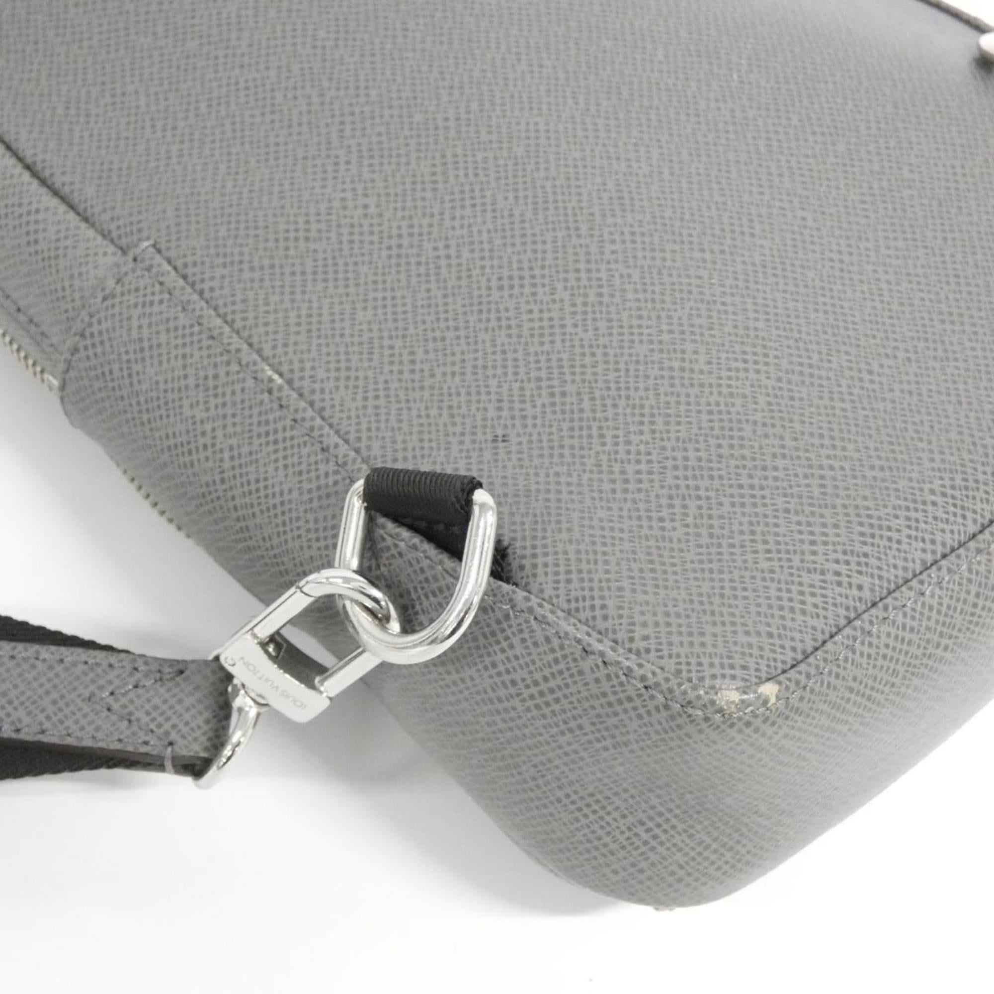 Louis Vuitton Taiga Gris Leather Handbag