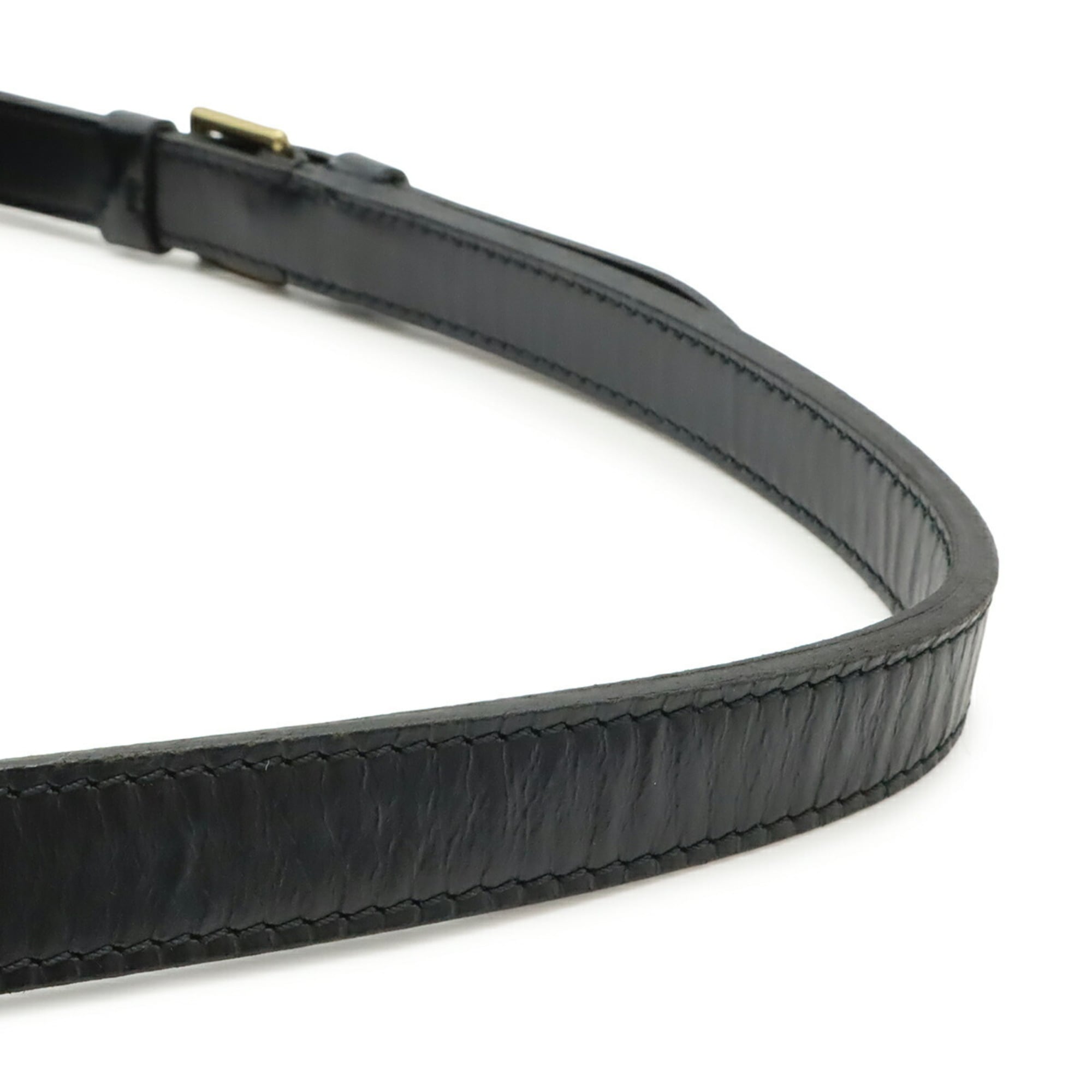 Louis Vuitton Black Noir Epi Leather Shoulder Bag