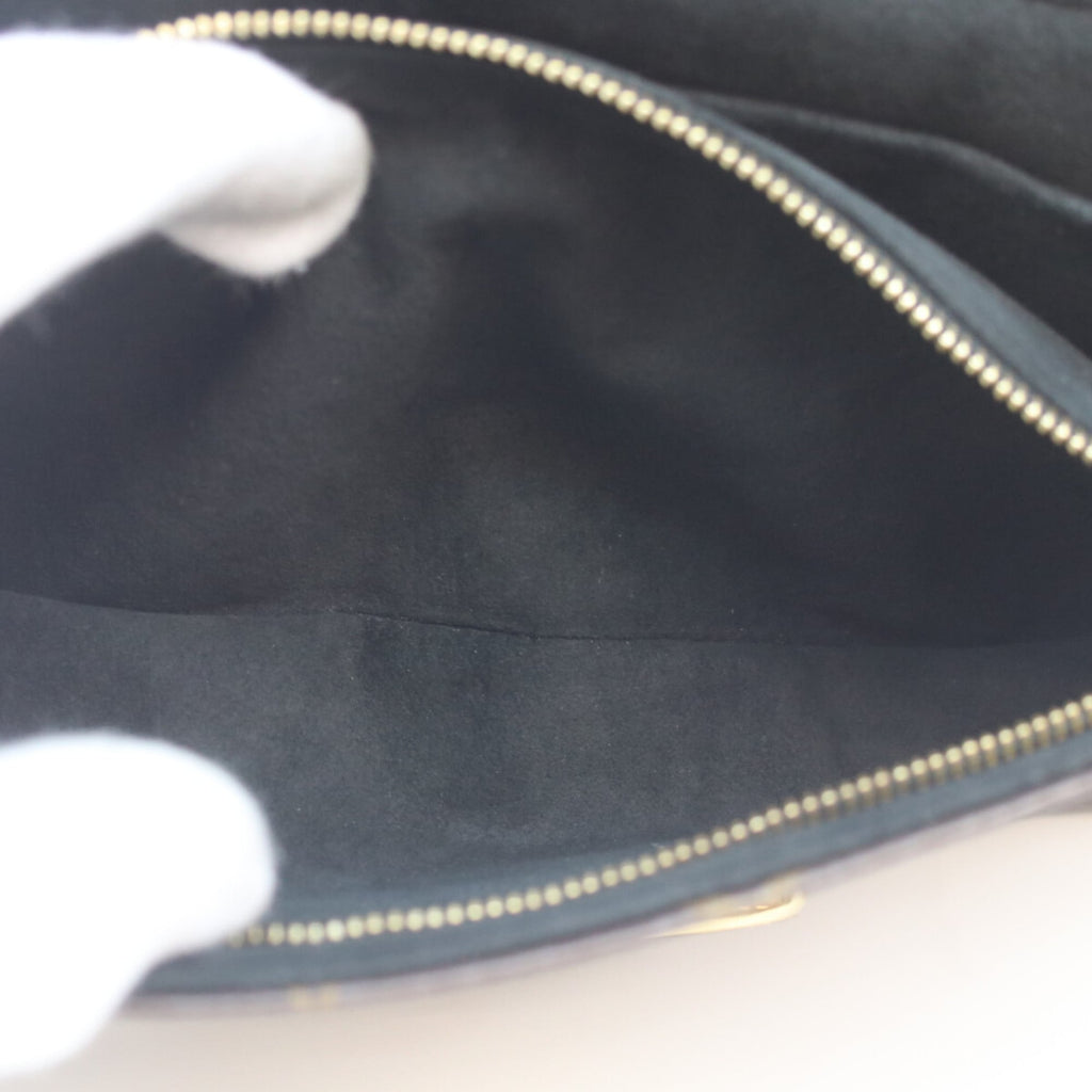 Louis Vuitton Black Brown Monogram Shoulder Bag