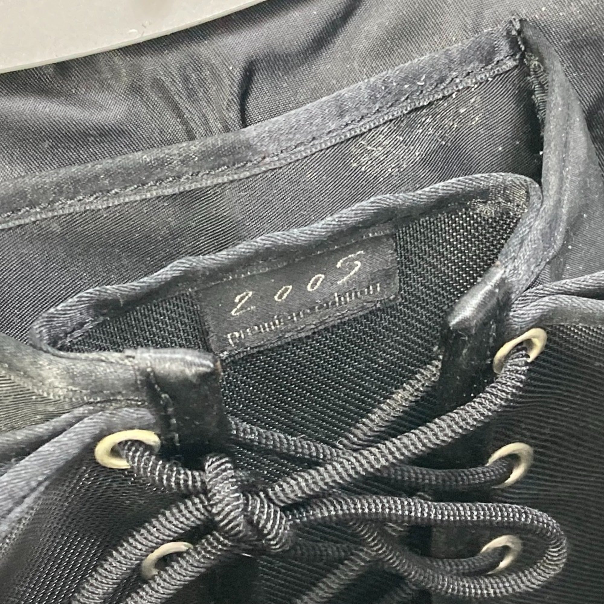 Chanel Black Cloth Handbag