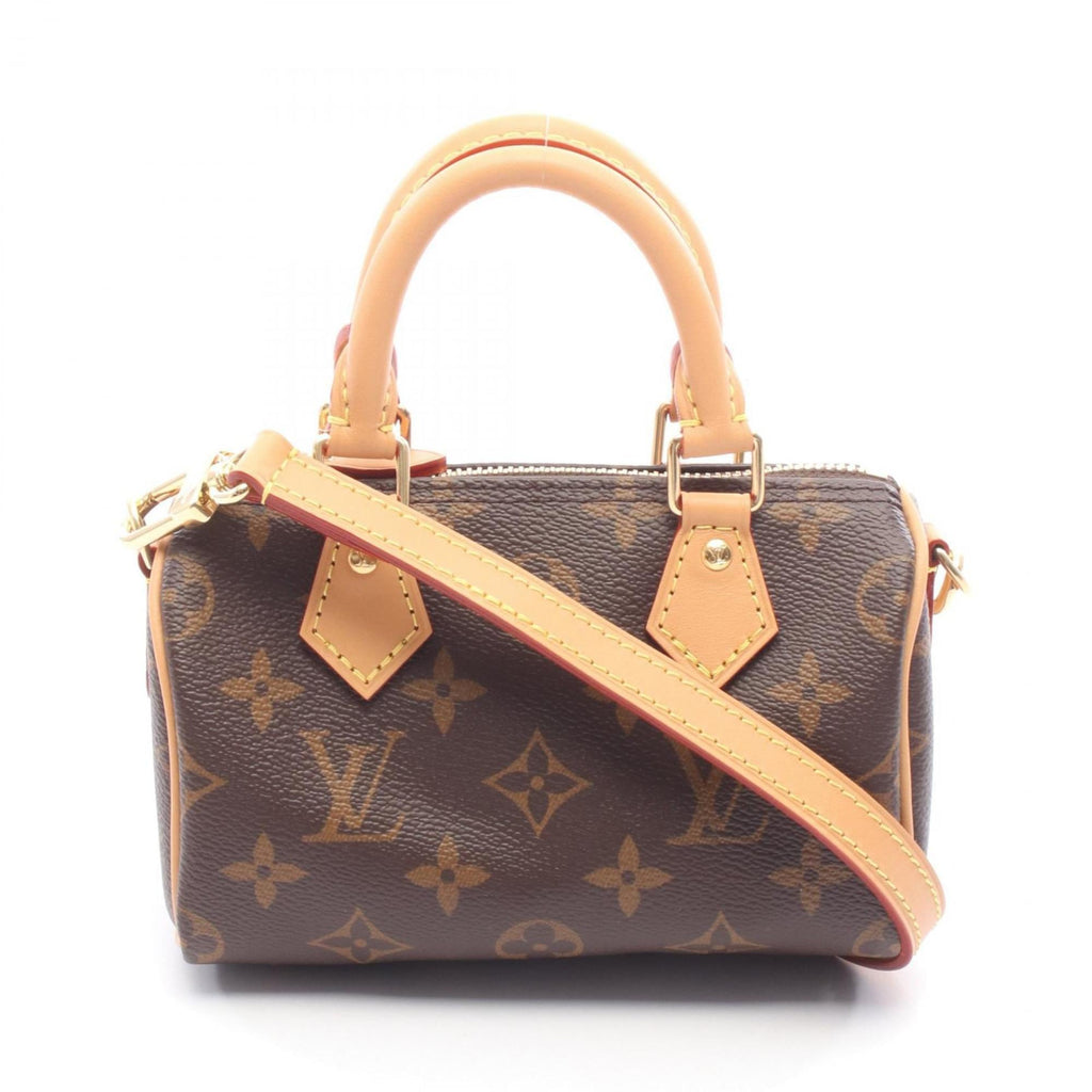 Louis Vuitton Brown Coated Canvas Pvc Monogram Leather Handbag