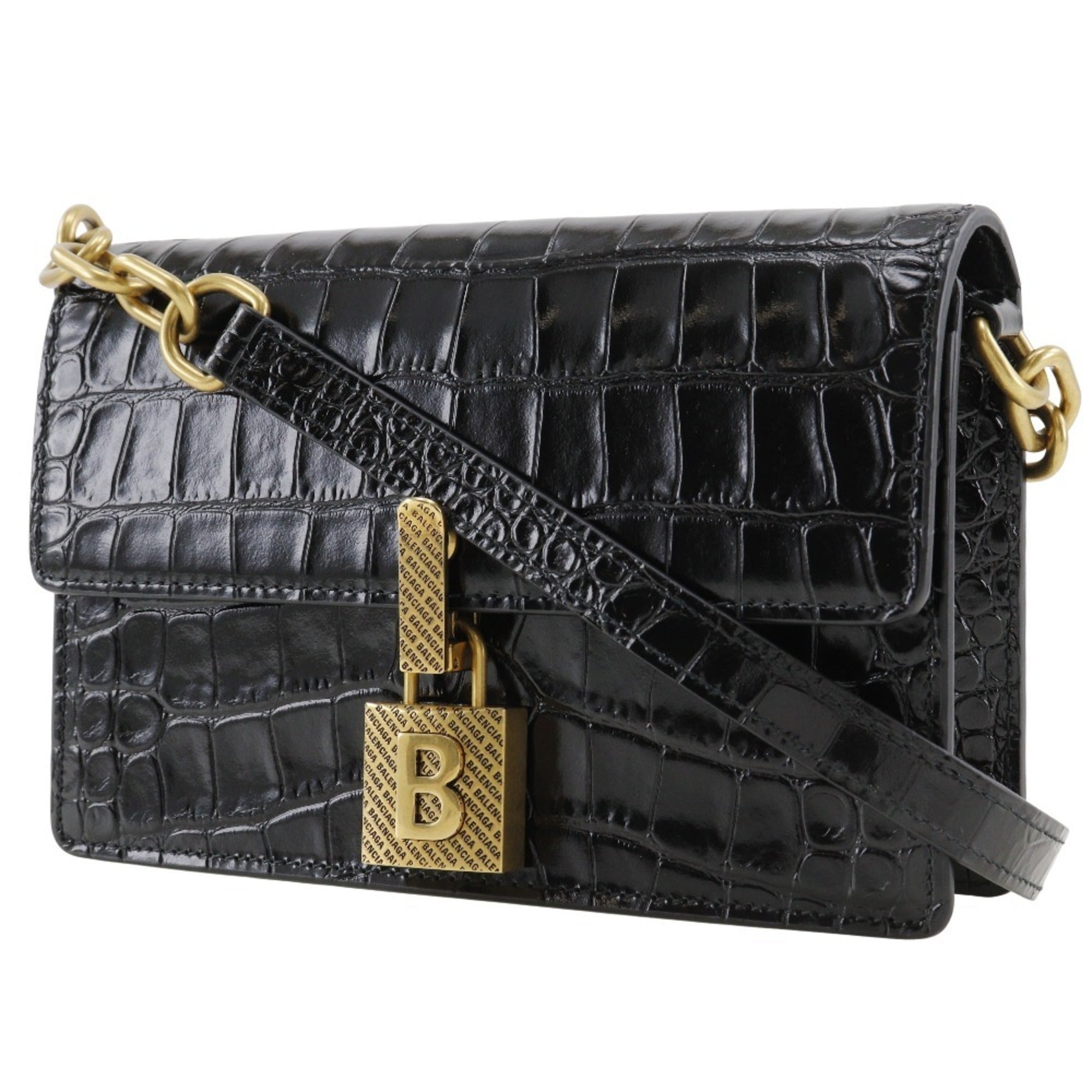 Balenciaga Black Leather Shoulder