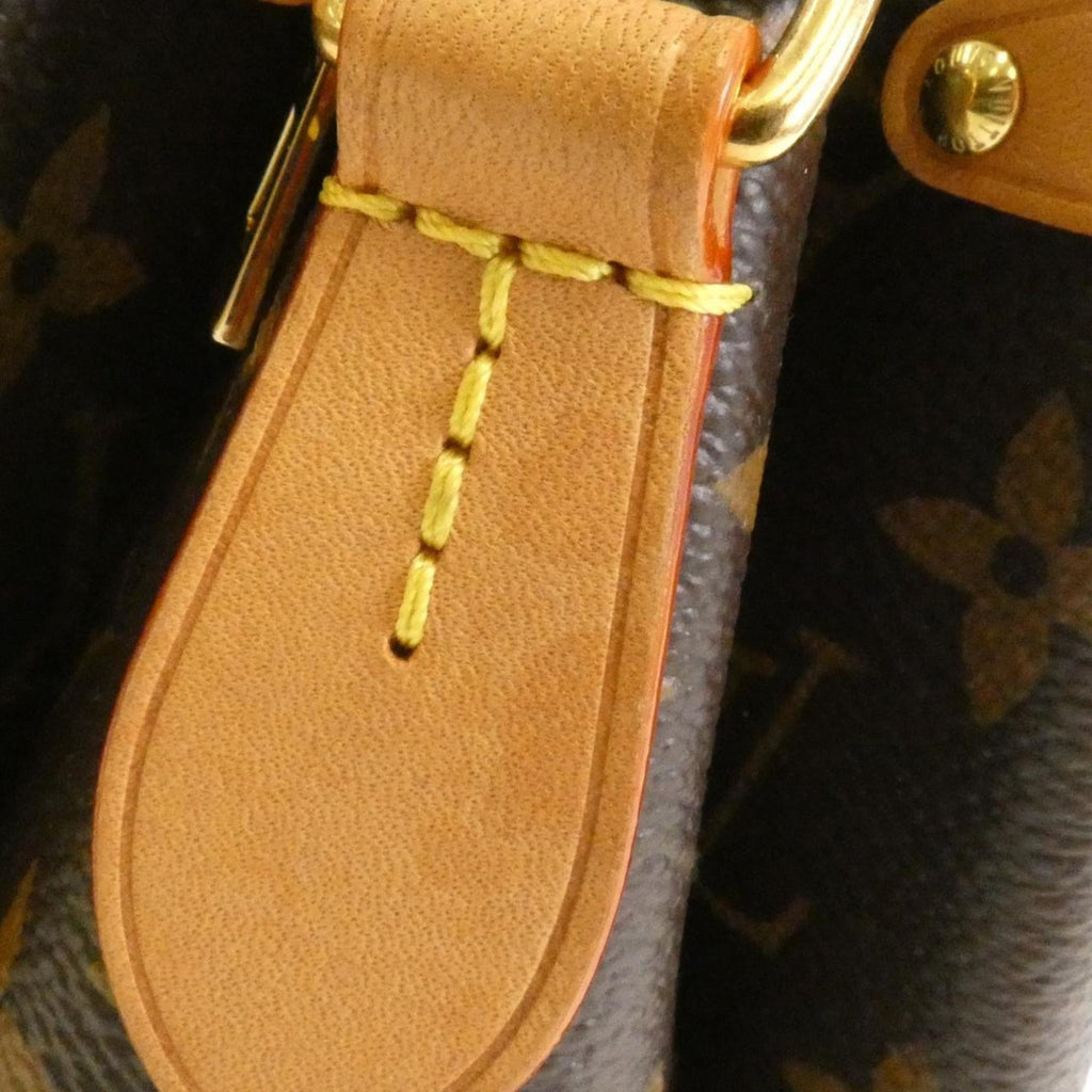 Louis Vuitton Marron Coated Canvas Handbag