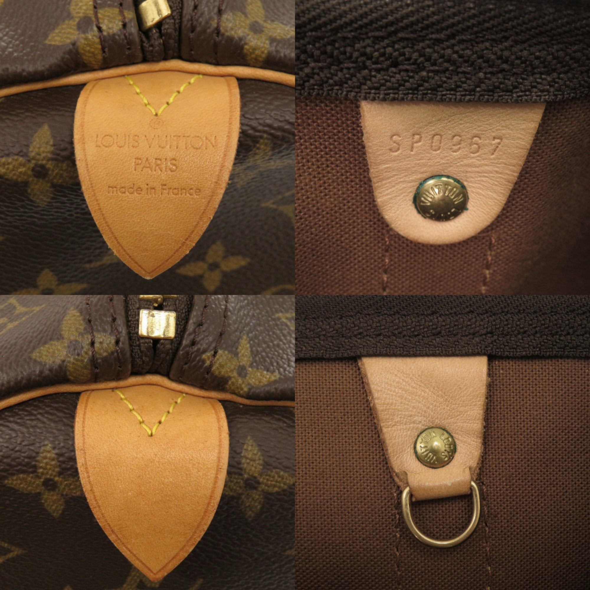Louis Vuitton Brown Monogram Monogram Boston Bag