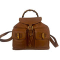 Gucci Brown Leather Backpack (Pre-Owned)