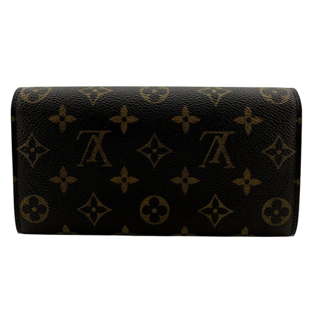 Louis Vuitton Monogram Brown Leather Long Wallet