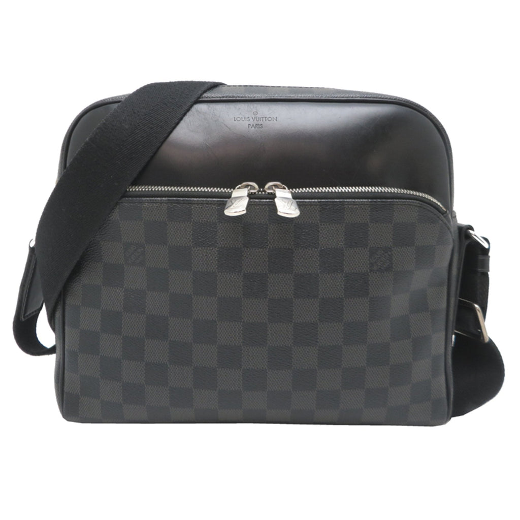Louis Vuitton Black Damier Graphite Shoulder Bag