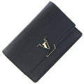 Louis Vuitton Bicolor Hot Pink Noir Leather Wallet (Tri-Fold)