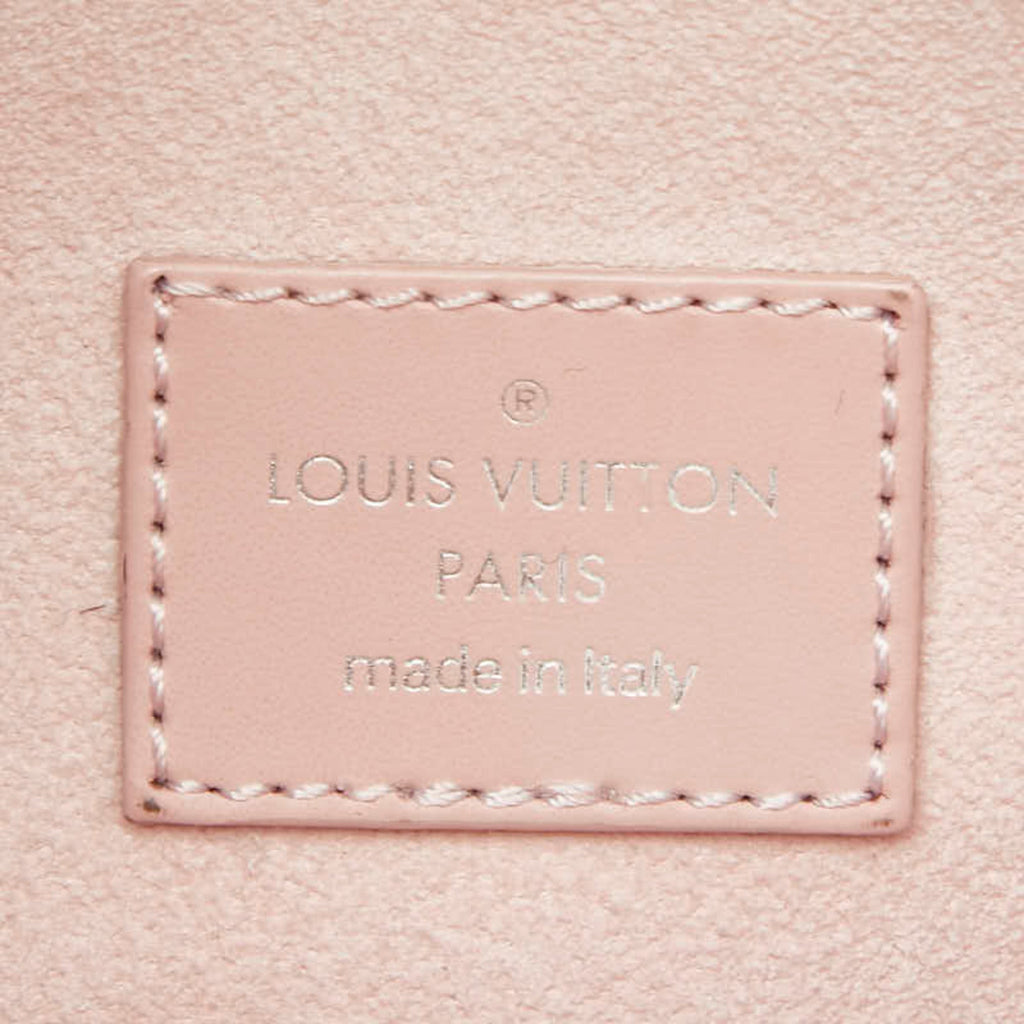 Louis Vuitton Pink Rose Ballerine Leather Pochette Shoulder Bag