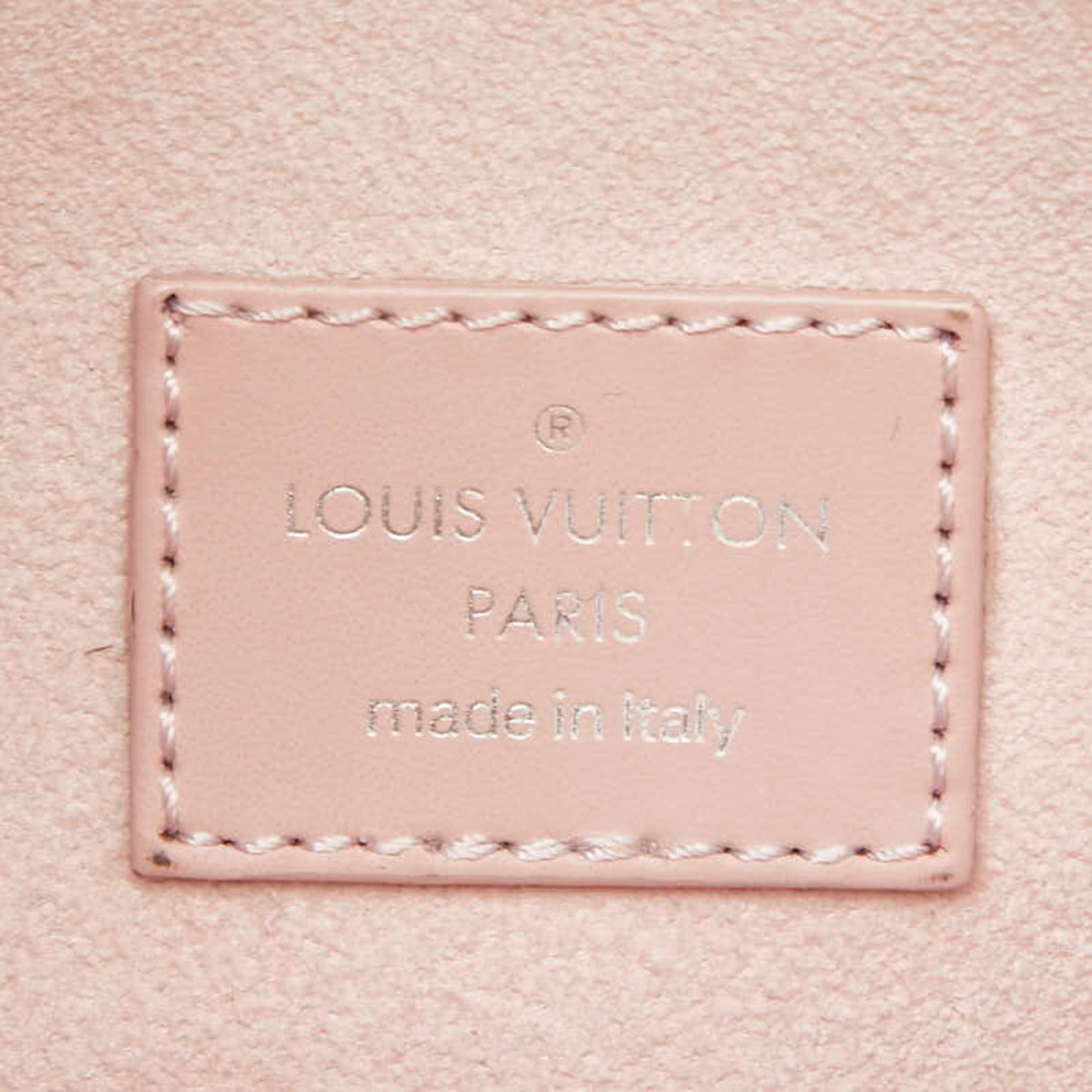 Louis Vuitton Pink Rose Ballerine Leather Pochette Shoulder Bag