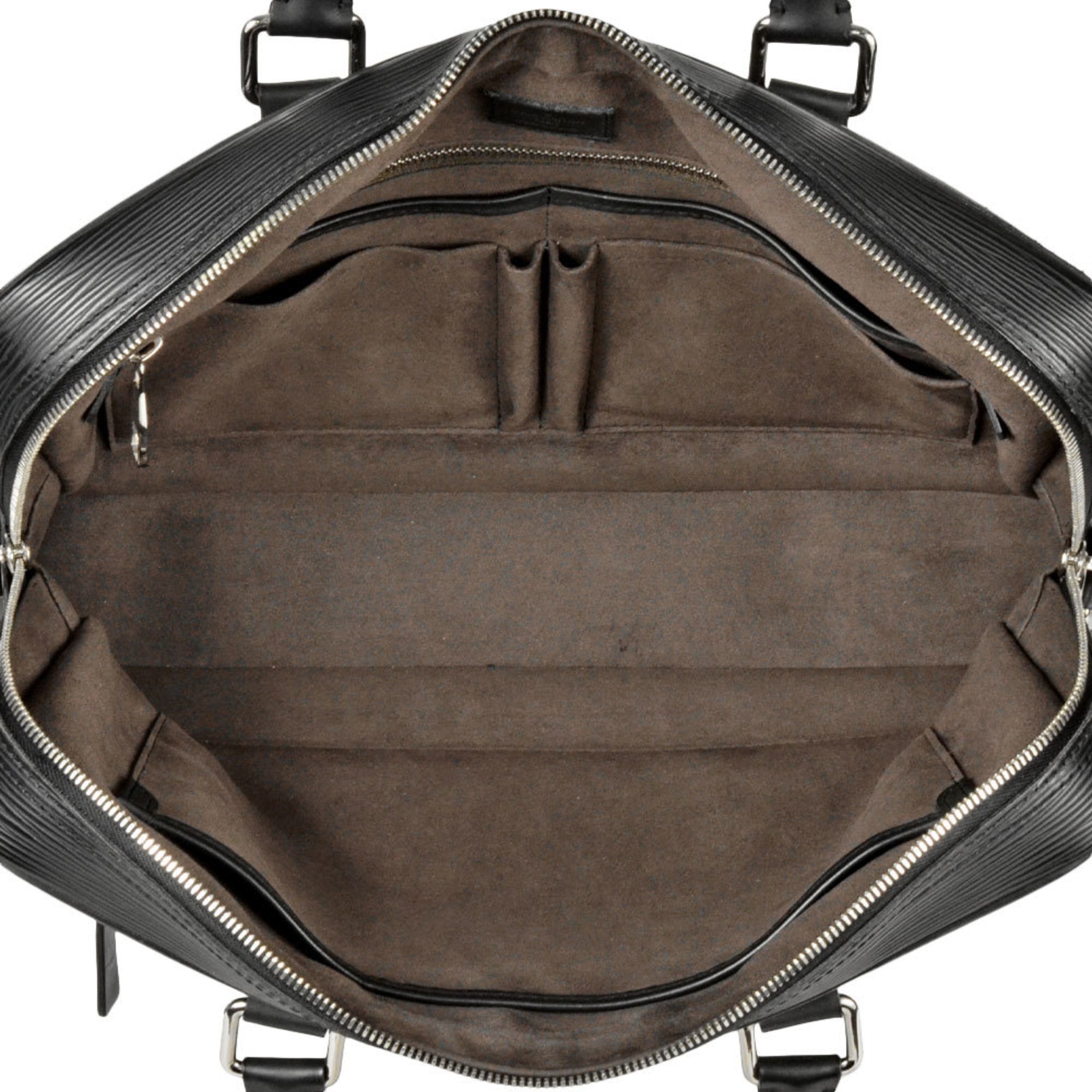 Louis Vuitton Black Noir Epi Leather Shoulder Bag