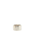 Gucci Rubber Silver 925 Band Ring (Pre-Owned)