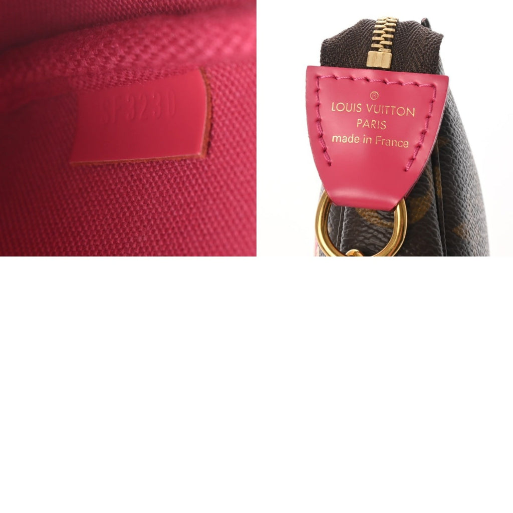 Louis Vuitton Brown Canvas Monogram Pochette Pouch