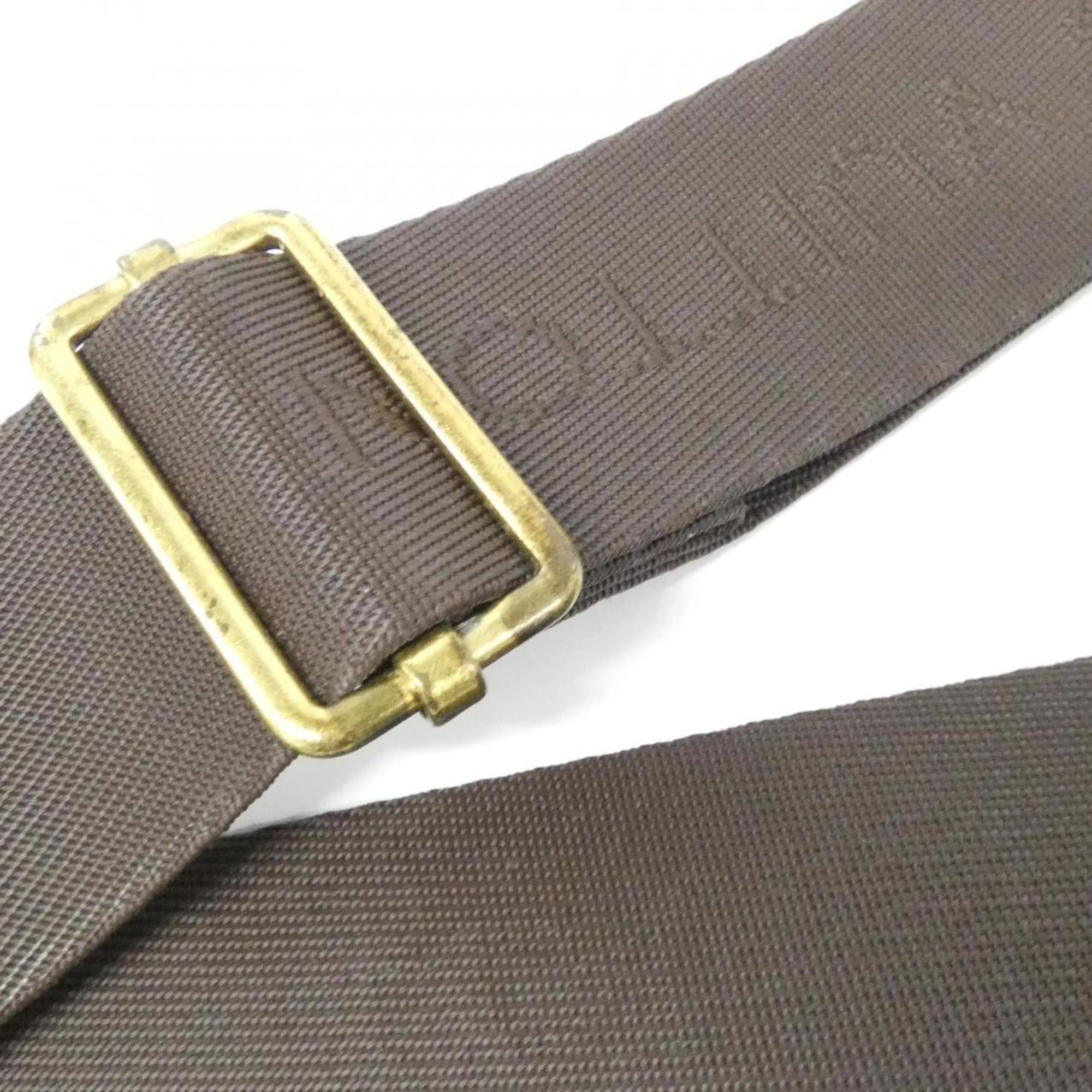 Louis Vuitton Brown Coated Canvas Pochette Shoulder Bag