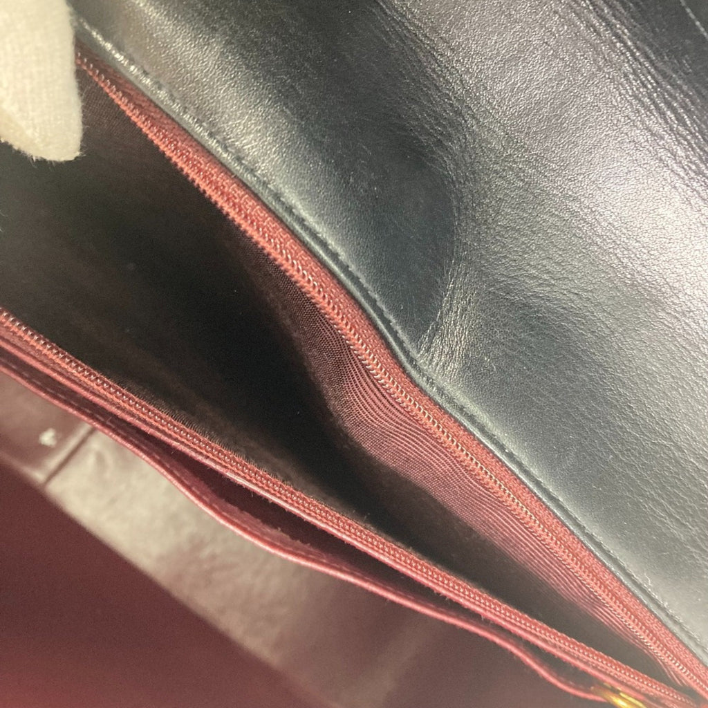 Chanel Black Leather Shoulder Bag