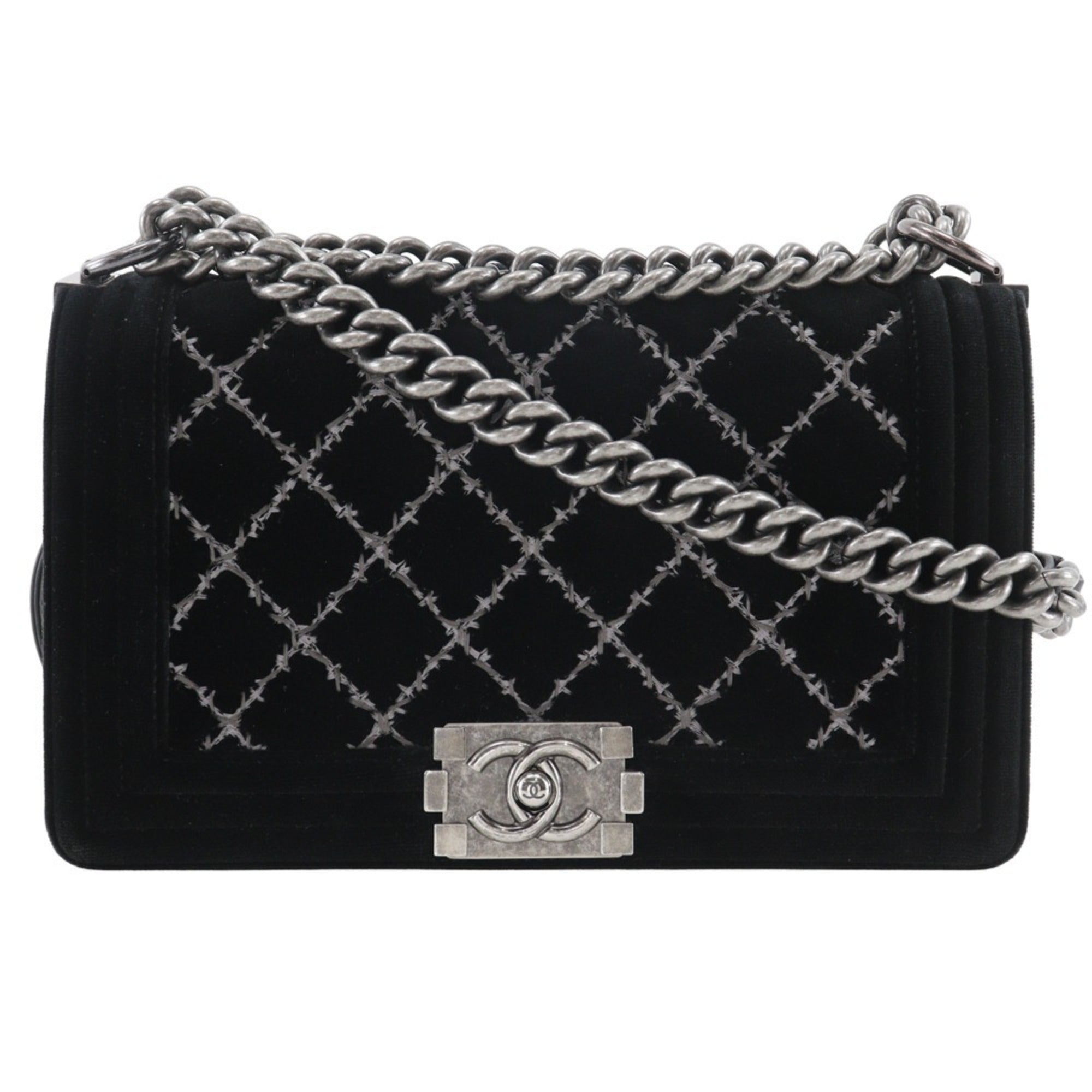 Chanel Black Leather Leather Shoulder Bag
