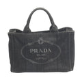 Prada Black Denim Tote Bag