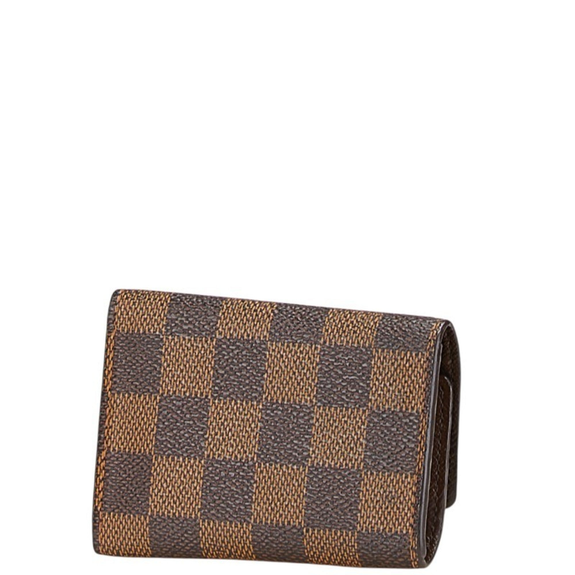 Louis Vuitton Damier Brown Damier Canvas Leather