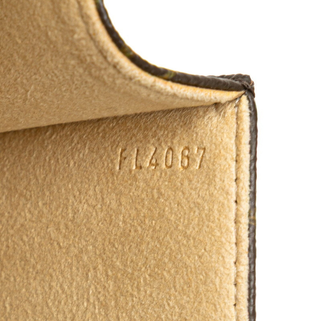 Louis Vuitton Monogram Brown Pvc Leather Pochette Sling Bag