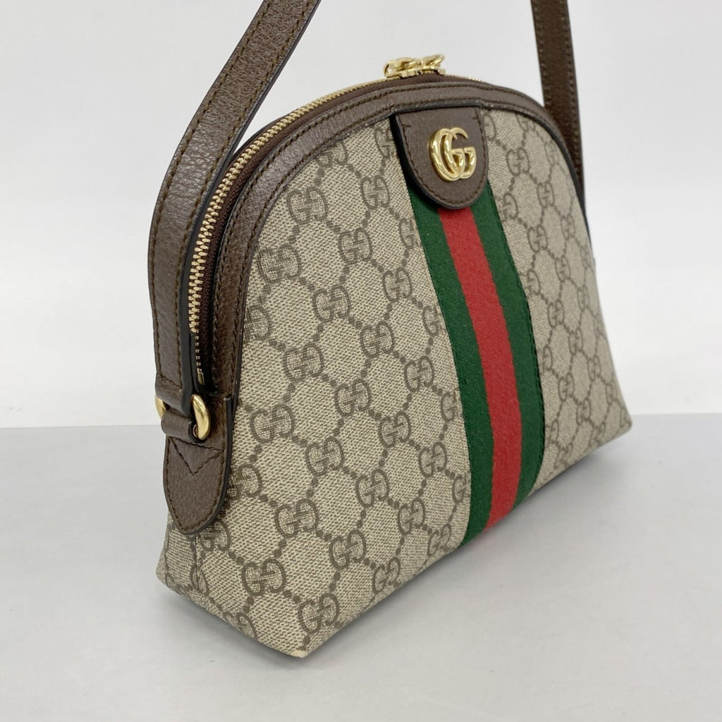 Gucci Brown Pvc Shoulder Bag (Pre-Owned)
