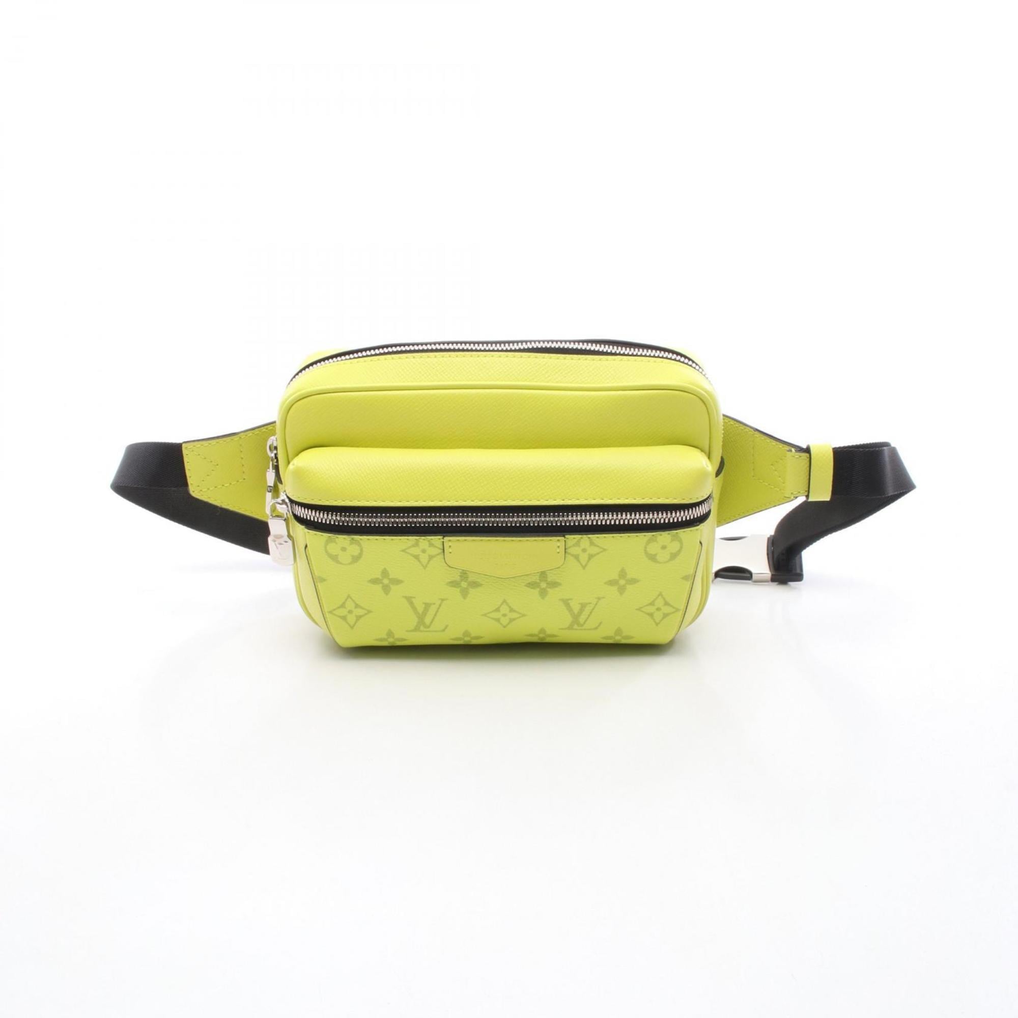 Louis Vuitton Green Coated Canvas Fanny Pack