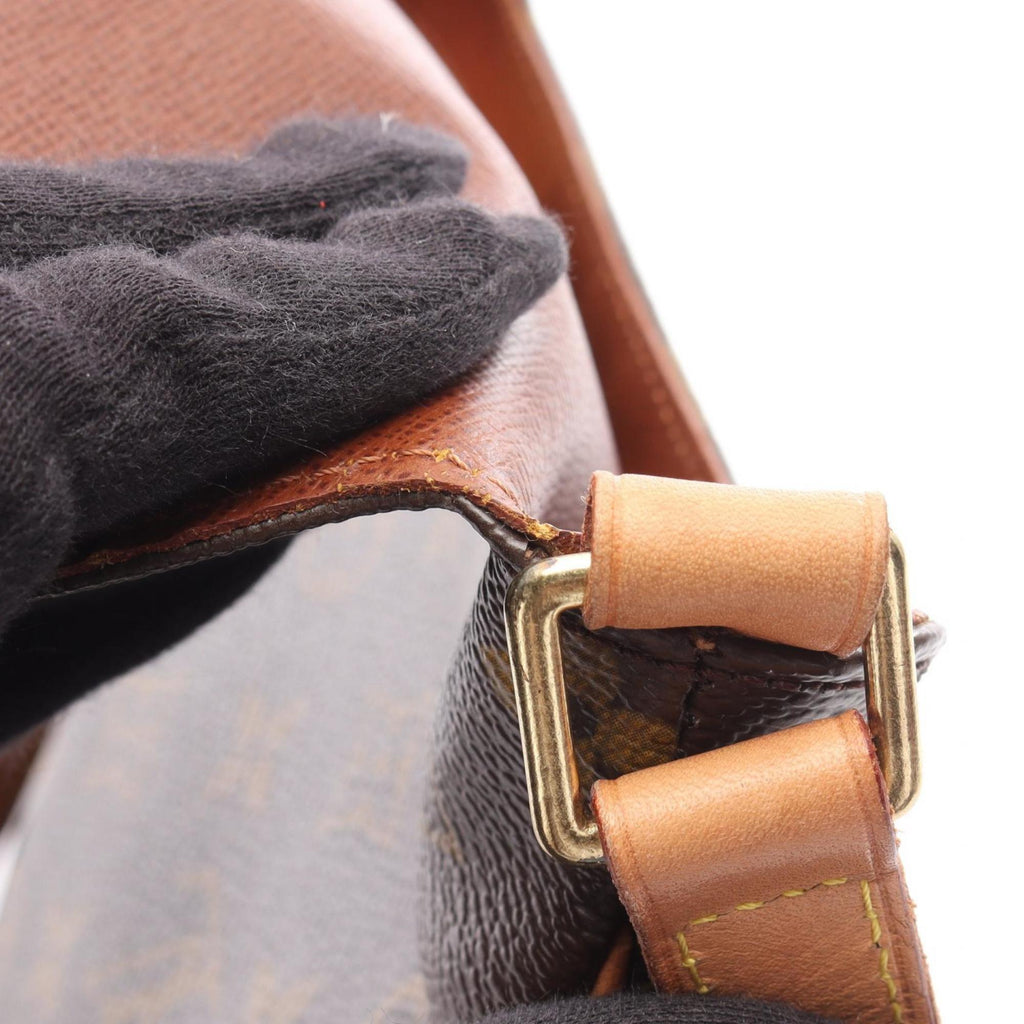 Louis Vuitton Brown Coated Canvas Pvc Monogram Leather Shoulder Bag
