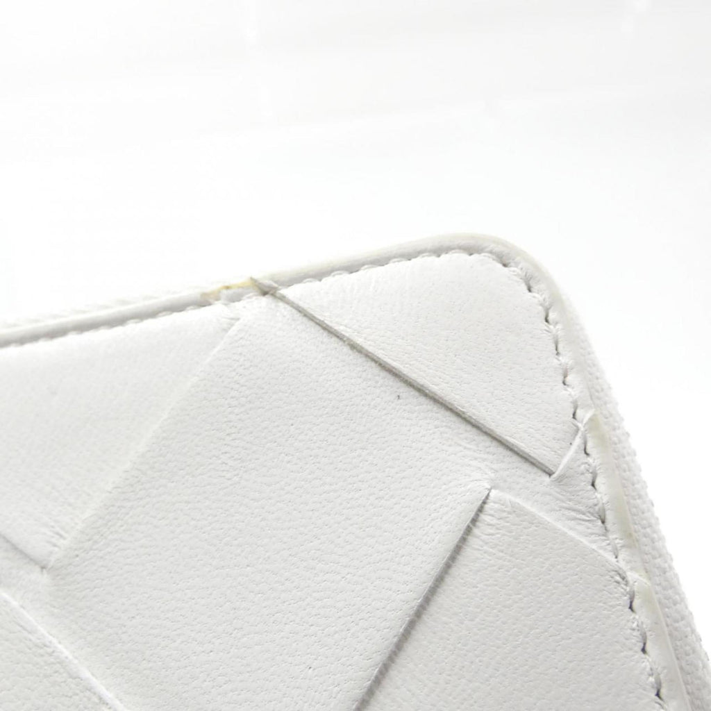 Bottega Veneta White Leather Wallet (Bi-Fold)
