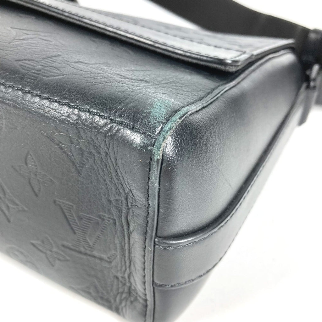 Louis Vuitton Monogram Shadow Black Monogram Shadow Messenger Bag Shoulder Bag
