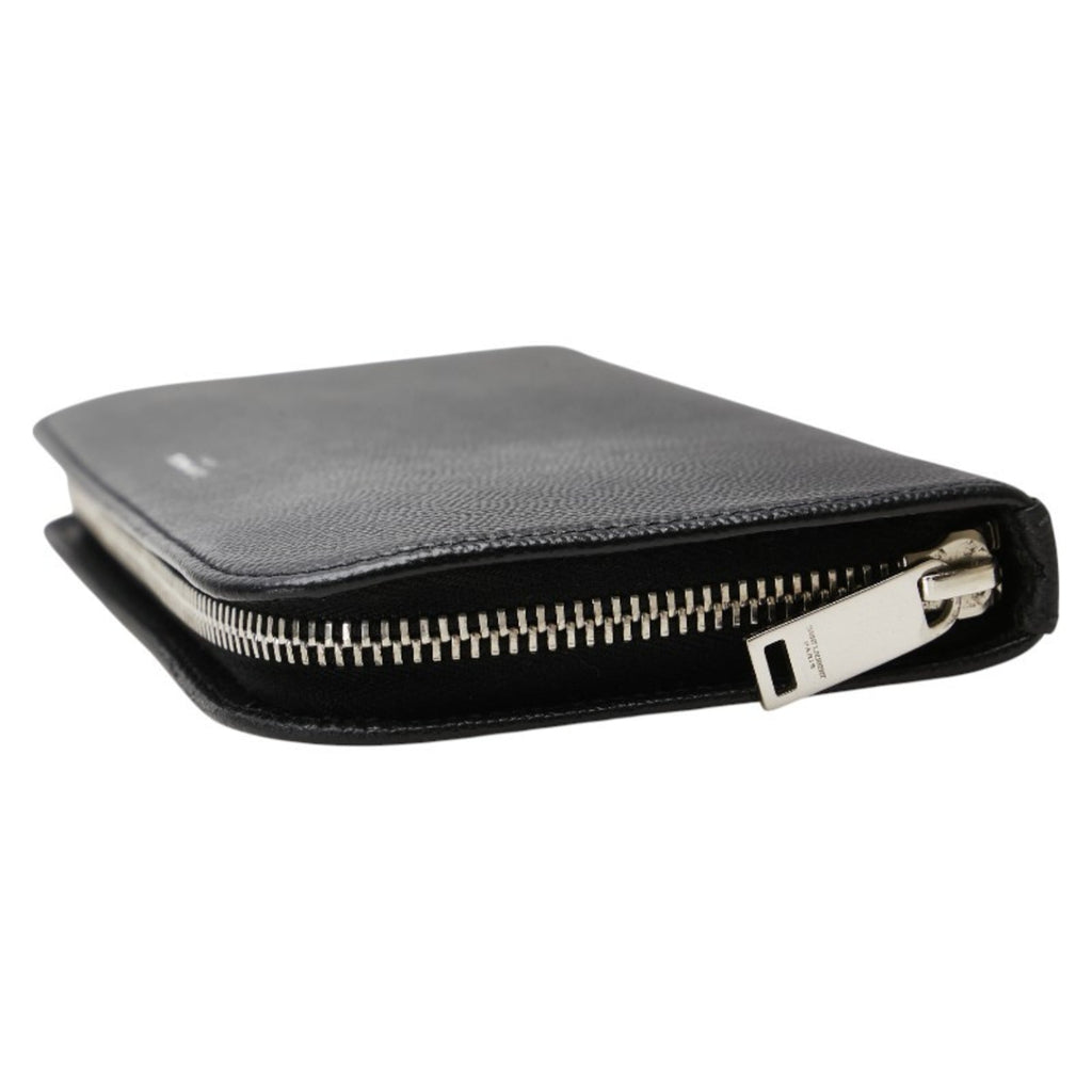 Saint Laurent Black Leather Coin Purse/Coin Case (Pre-Owned)