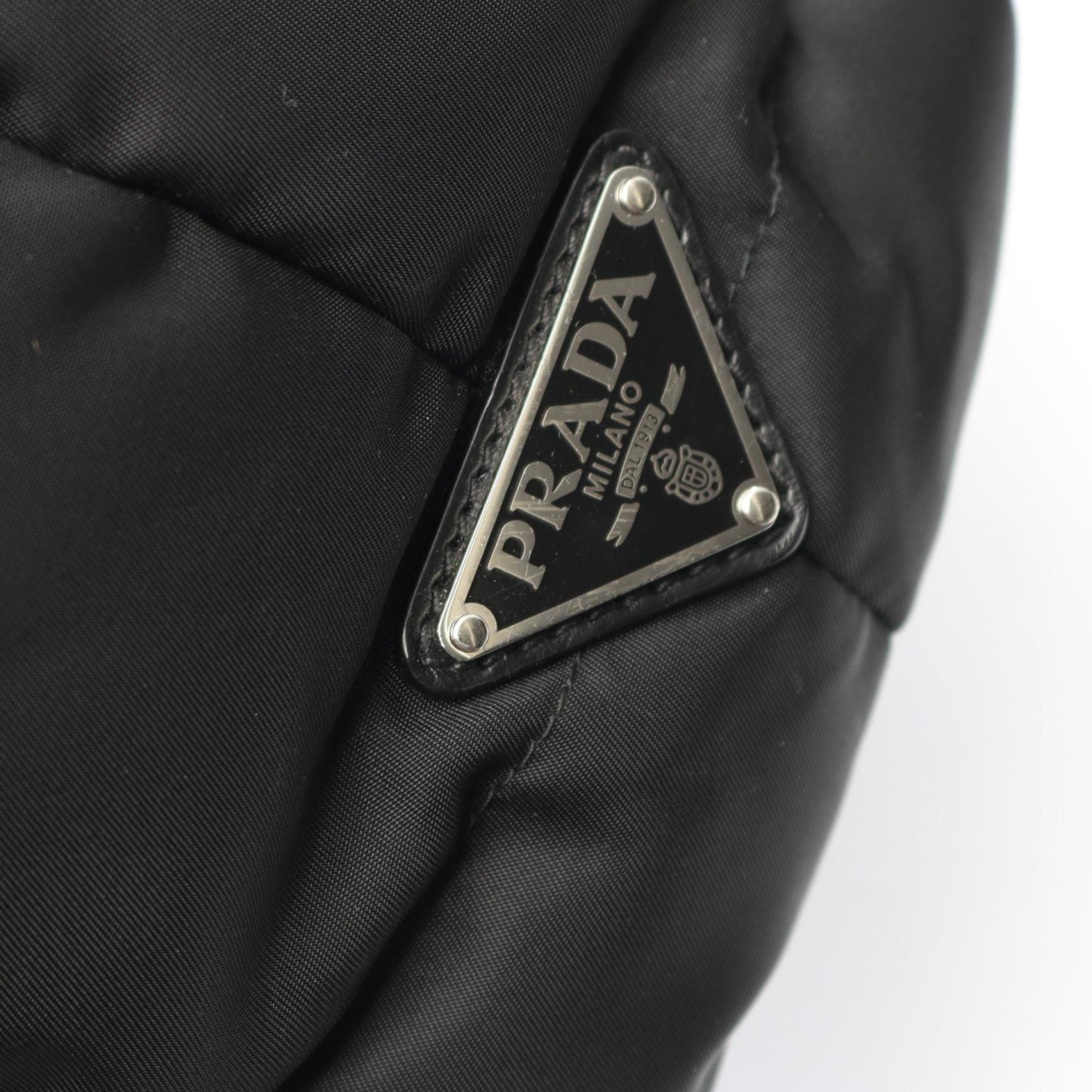 Prada Black Nylon Tote Bag
