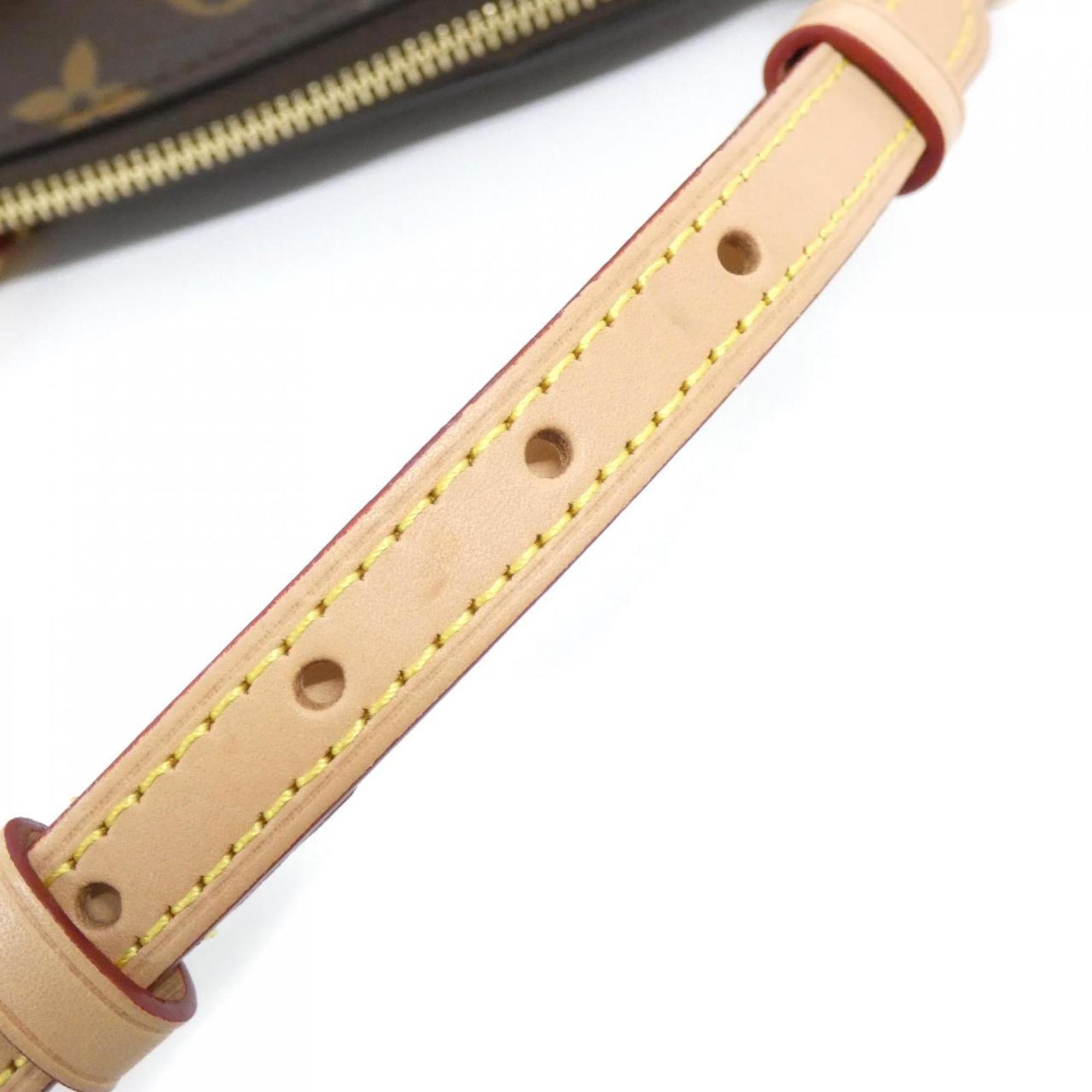 Louis Vuitton Marron Coated Canvas Handbag
