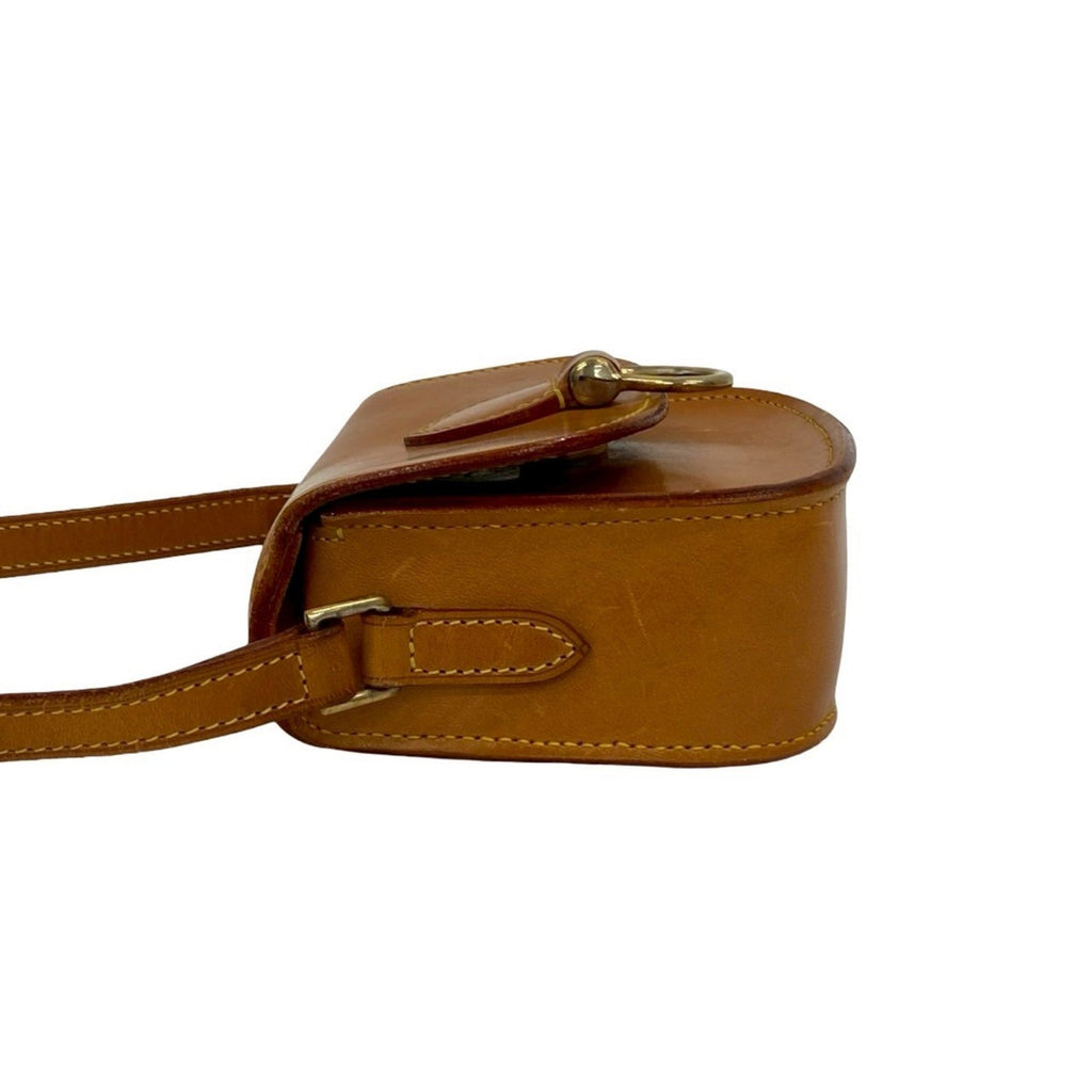 Louis Vuitton Brown Leather Pochette Shoulder Bag