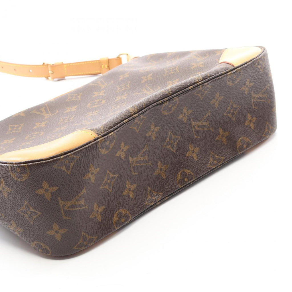 Louis Vuitton Brown Monogram Coated Canvas Leather Shoulder Bag
