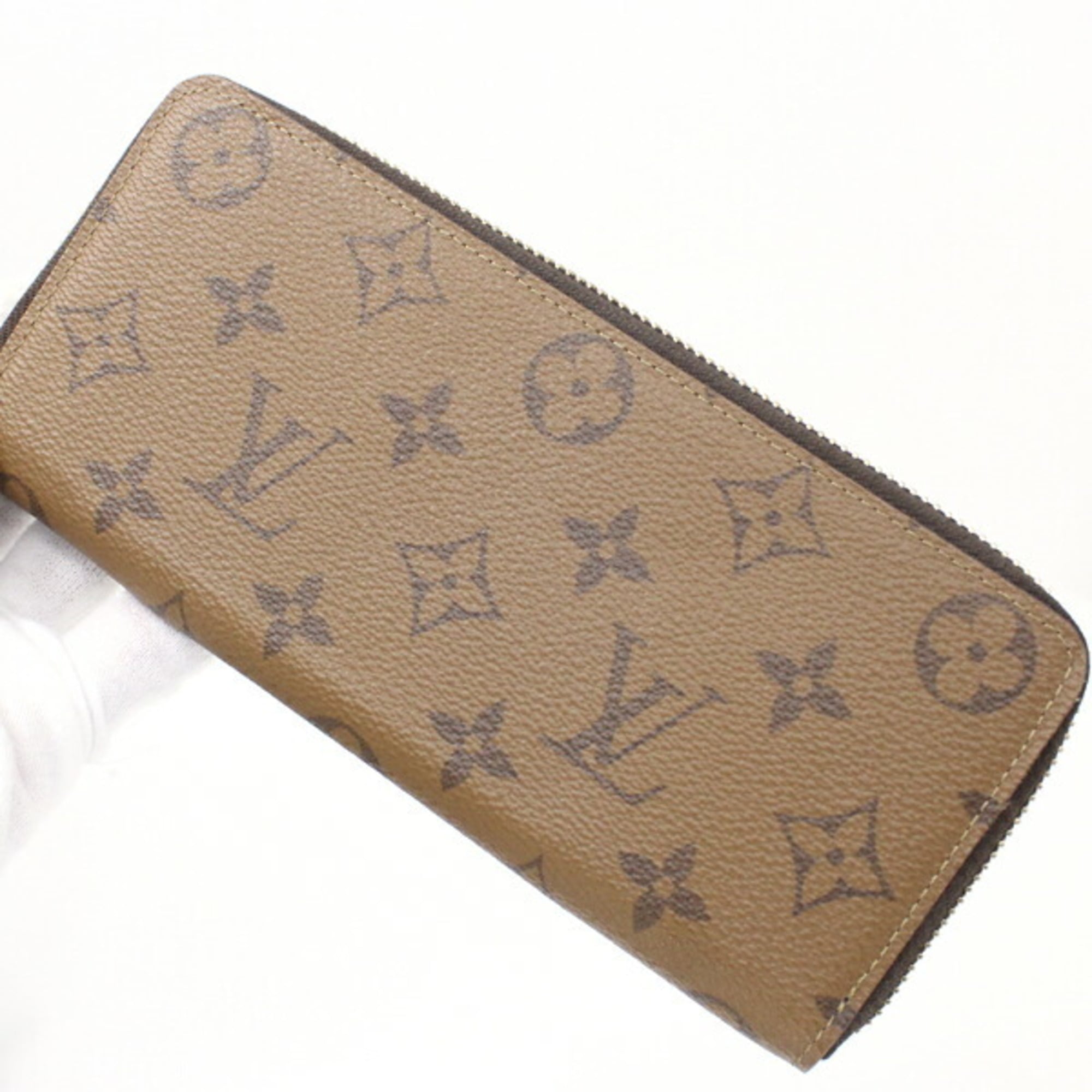 Louis Vuitton Monogram Reverse Light Brown Monogram Reverse Long Wallet