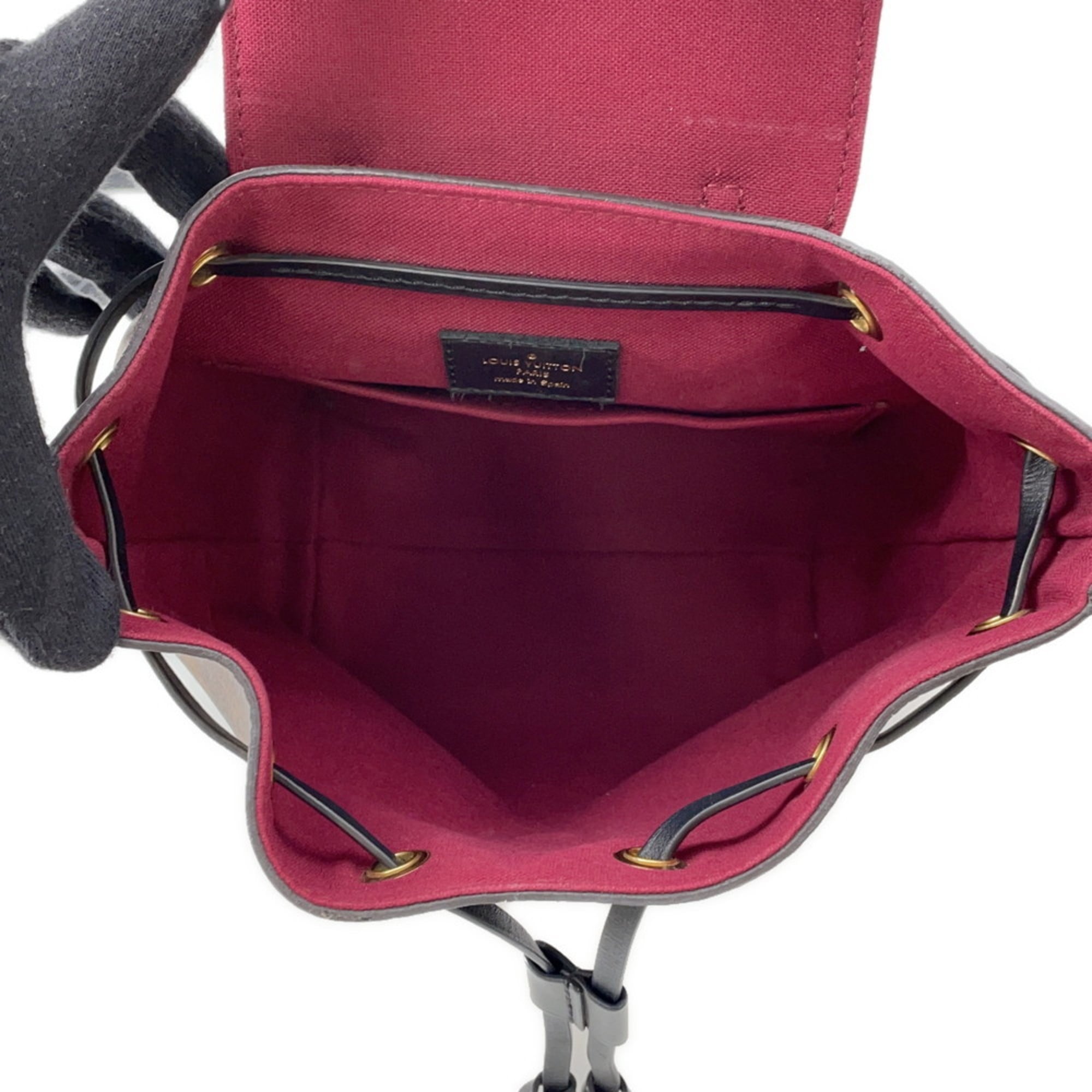 Louis Vuitton Monogram Red Color Monogram Leather Backpack