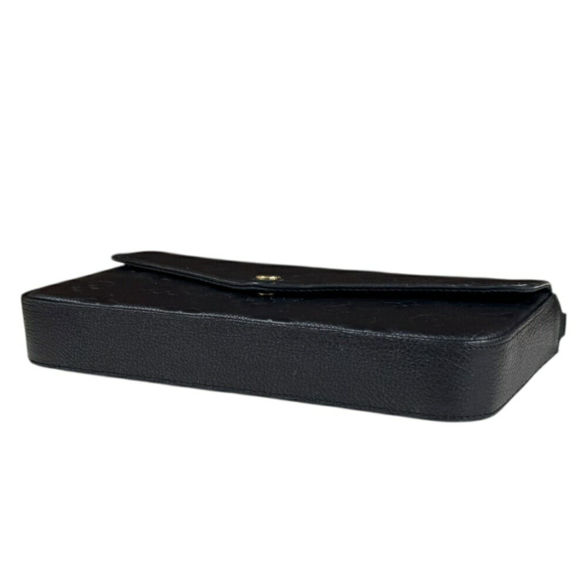 Louis Vuitton Black Monogram Empreinte Shoulder Bag