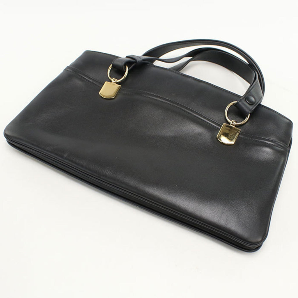 Gucci Black Leather Handbag (Pre-Owned)