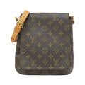Louis Vuitton Marron Coated Canvas Shoulder Bag
