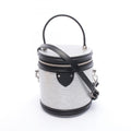 Louis Vuitton Black Silver Leather Handbag