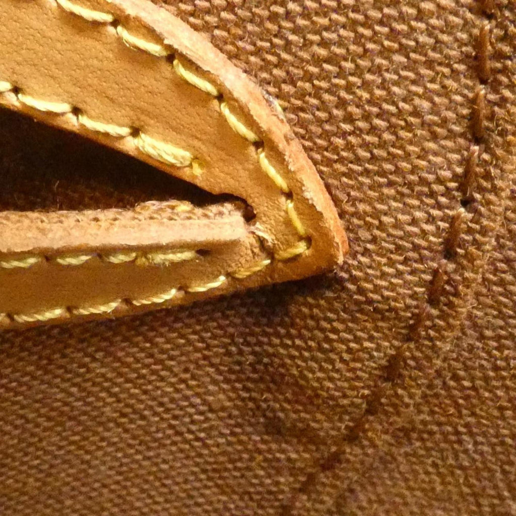 Louis Vuitton Brown Coated Canvas Handbag