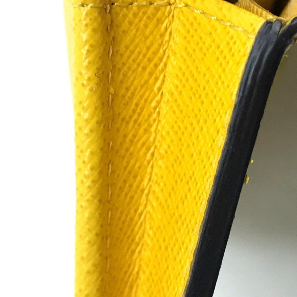 Louis Vuitton Taiga Jaune Yellow Taiga Leather Long Wallet