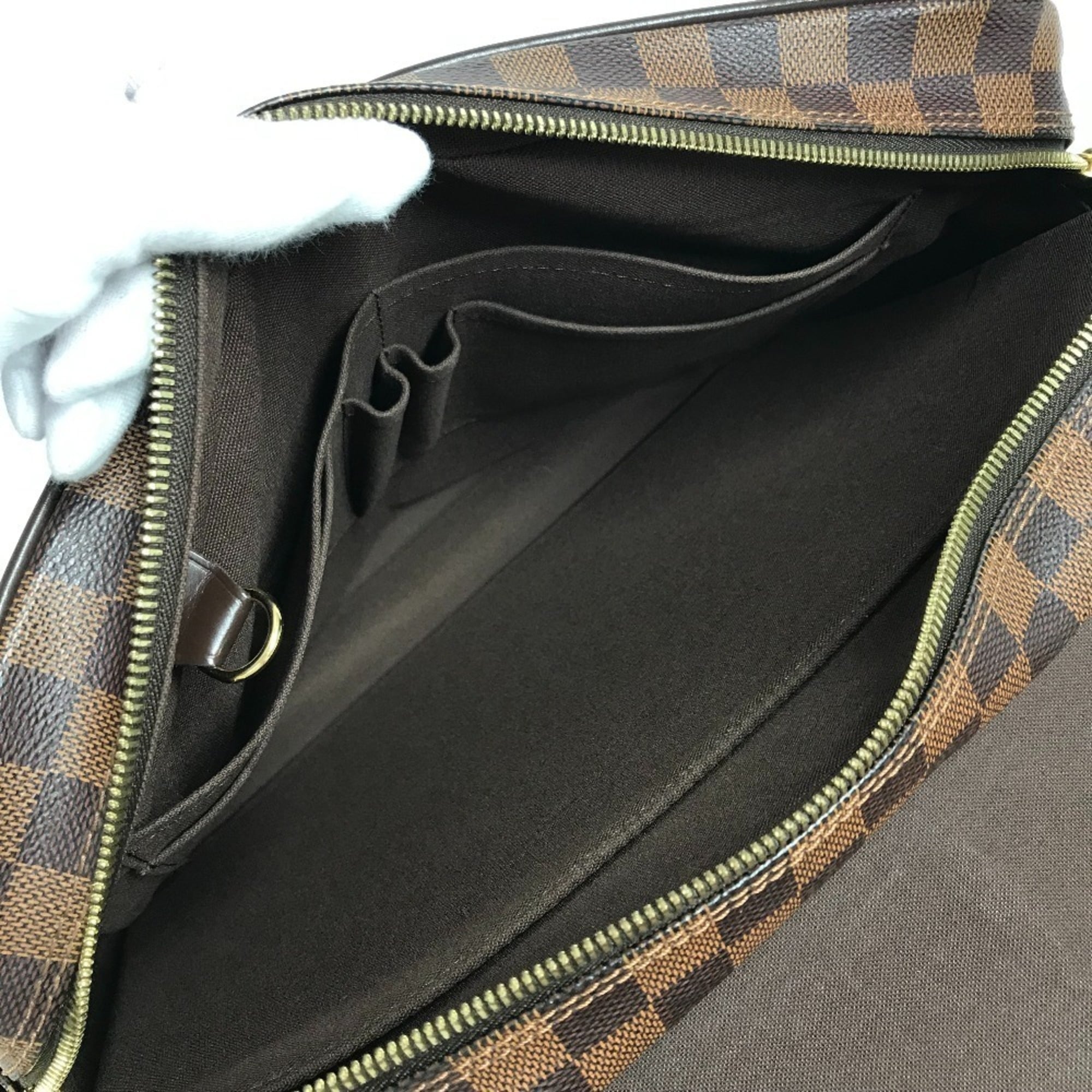 Louis Vuitton Damier Brown Ebene Damier Canvas Messenger Bag Shoulder Bag