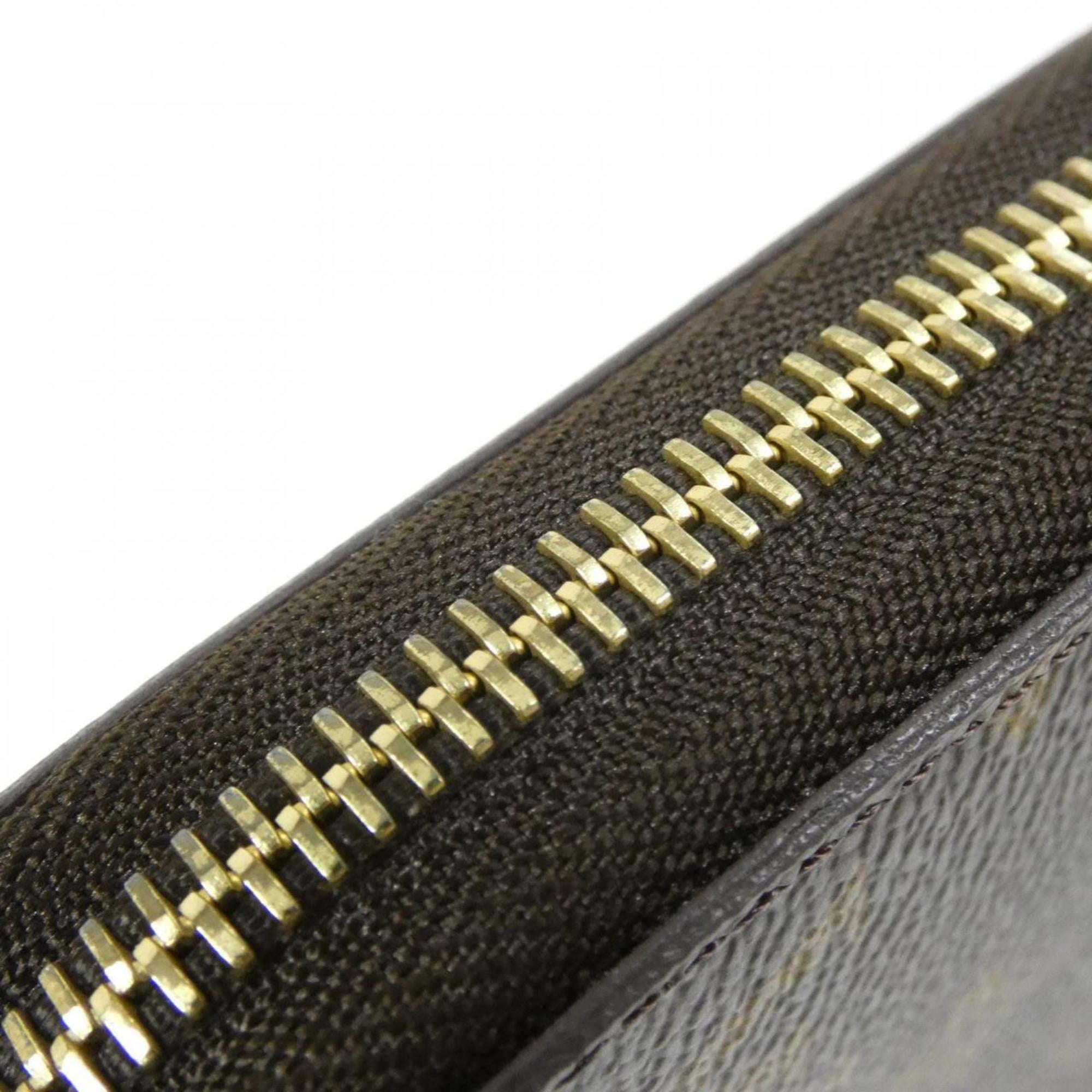 Louis Vuitton Brown Coated Canvas Long Wallet