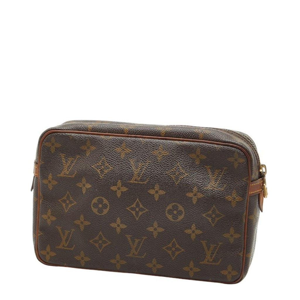 Louis Vuitton Brown Pvc Leather Briefcase