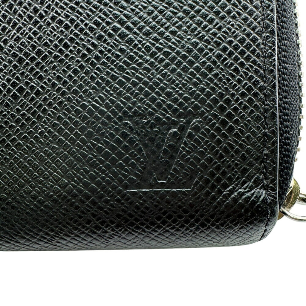 Louis Vuitton Black Leather Long Wallet