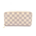 Louis Vuitton White Canvas Pvc Long Wallet