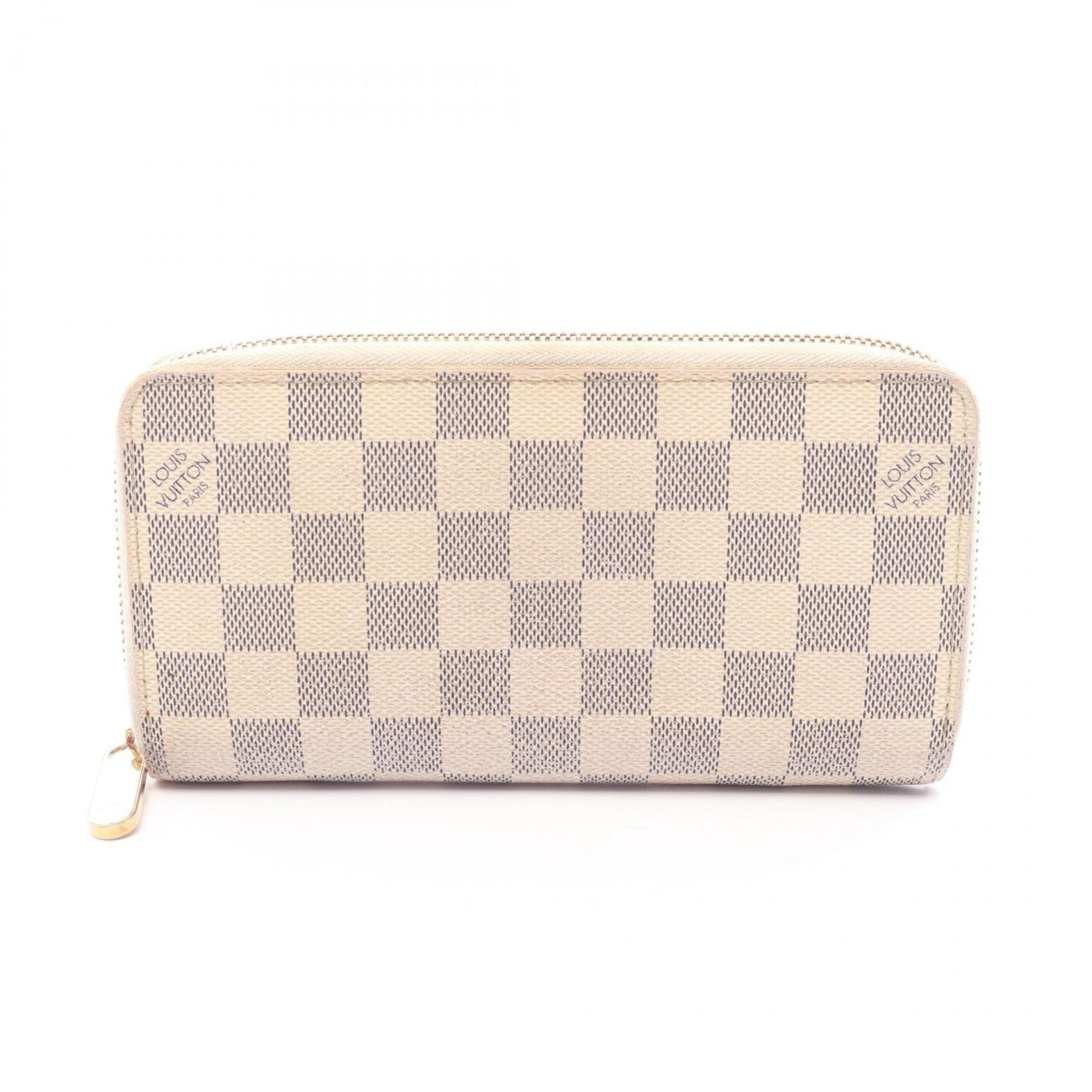 Louis Vuitton White Canvas Pvc Long Wallet