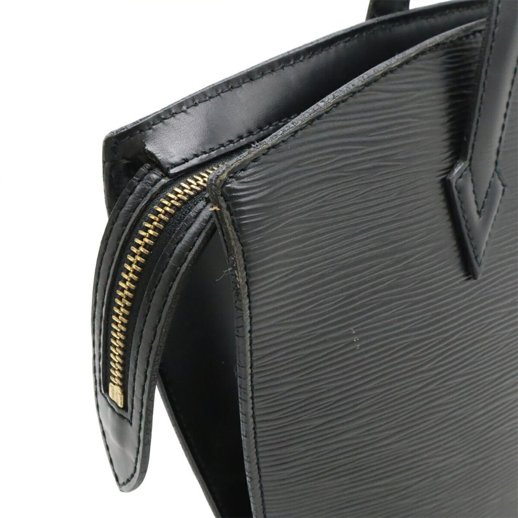 Louis Vuitton Black Noir Epi Leather Handbag Tote Bag