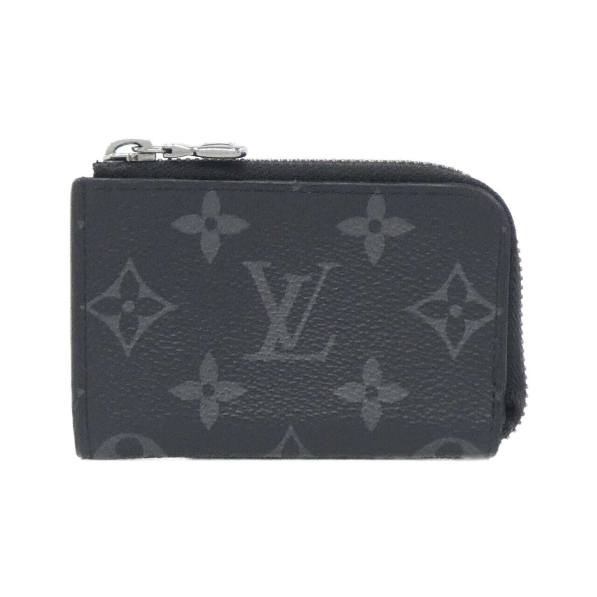 Louis Vuitton Black Coated Canvas Coin Purse/Coin Case