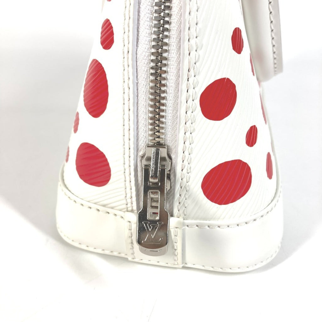 Louis Vuitton Yayoi Kusama Red Color White Epi Leather Handbag Shoulder Bag